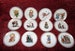 1974-1980 Set of 12 Vintage Berta Hummel Museum 4 in Miniature Porcelain Plates by Schmid Made in West Germany 