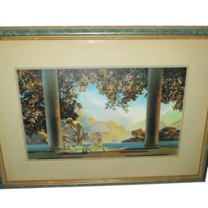 Maxfield Parrish 1922 &quot;Hill &quot;Daybreak&quot; Large Framed Print