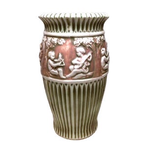 12 inch Roseville Pottery &quot;Donatello&quot; Vase Jardiniere (inv 562)