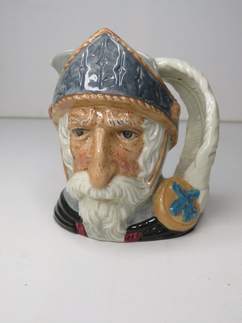 1956 Royal Doulton Don Quichotte et Sancho Panca Toby Mugs fabriqués en Angleterre image 6