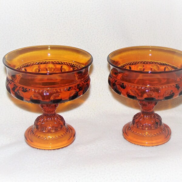 Amber Pillar Candle Holder Etsy