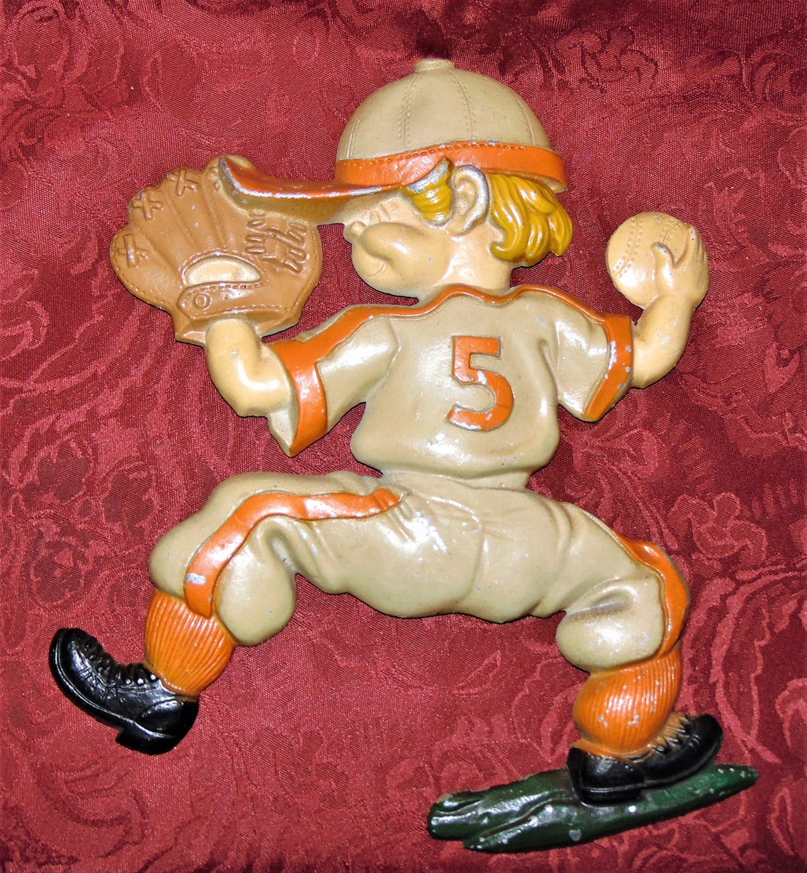 3 1970's Vintage Baseball Wall Plaques by Sexton Etsy