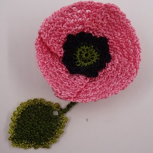 Große Mohnblumen Brosche