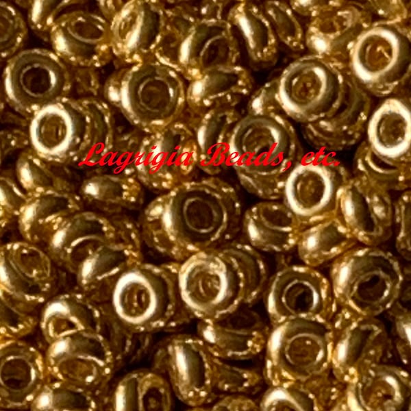 TOHO 11/0 Demi Round PF Galvanized Starlight Gold, 10 grams *Wholesale*