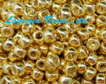 TOHO 8/0 Permanent Finish Galvanized Starlight round, 5 grams *Wholesale*