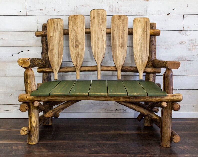 Lake House Decor / Rustic Wood Bench / Lake House Furniture / Etsy