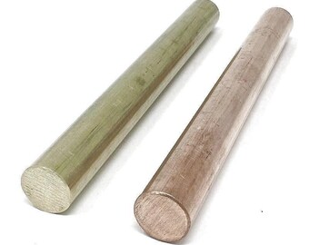 Alloy 360 Round Bar 9//32/" Free Machining Brass .28125 x 12/" Brass Rod