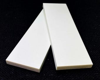 G10 Knife Handle Scales- WHITE