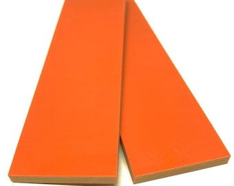 G10 Knife Handle Scales- HAZARD ORANGE