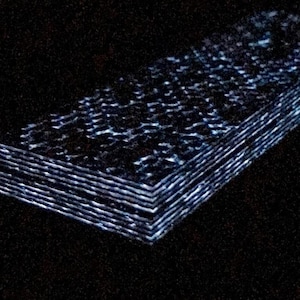 WHITE Glow Carbon Fiber- by CarbonWaves