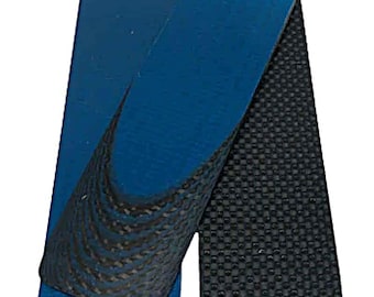 Fused Carbon Fiber + G10 Composite- BLUE- Scales