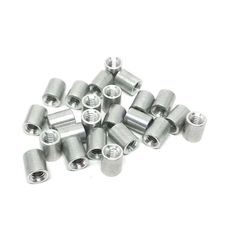 ALUMINUM Threaded Barrel / Standoffs Various Sizes Qty 20 Etsy