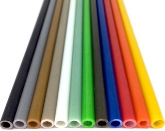 Colored G10 Tubes- 1/4" x 13"