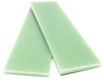 G10 Knife Handle Scales & Block- JADE GREEN