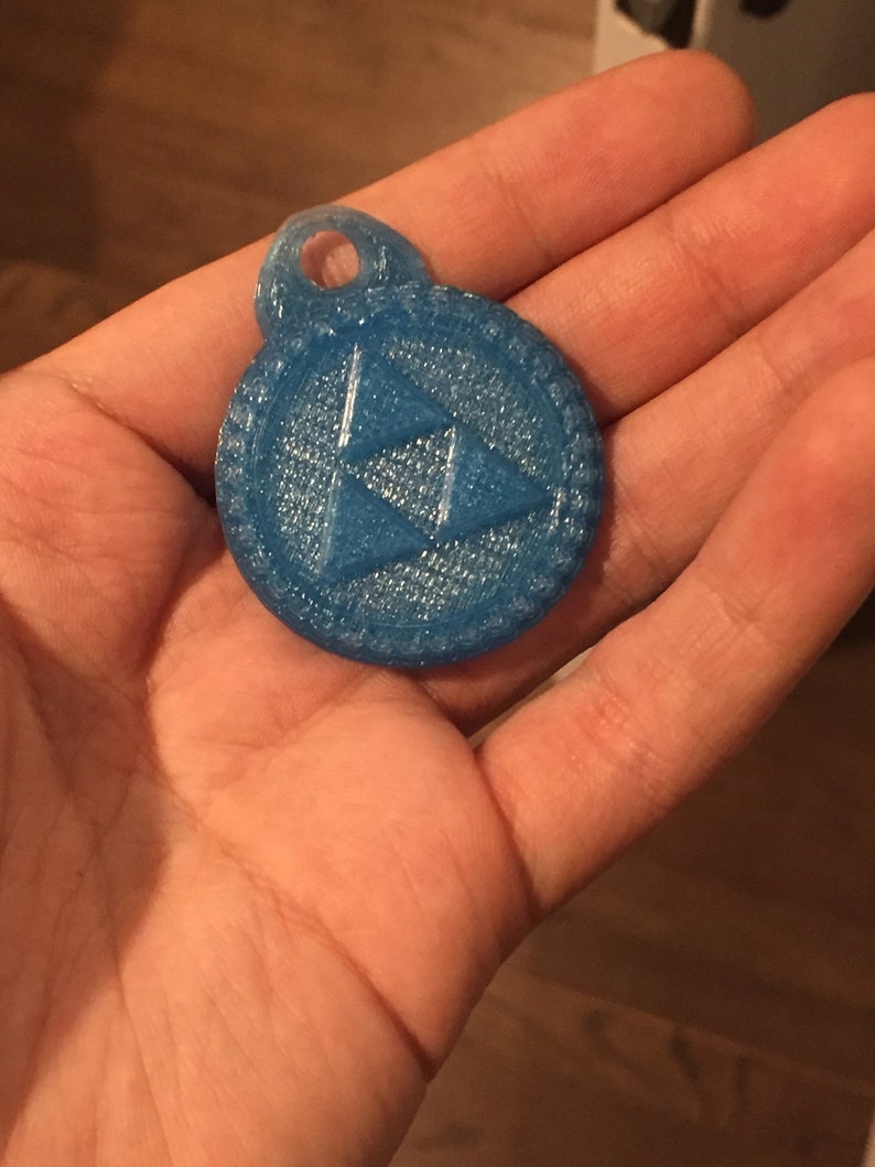3D Printed Triforce Keychain Etsy
