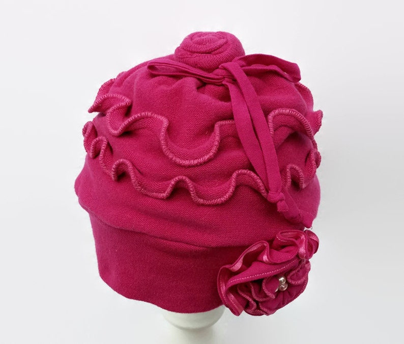 Baby Girl Fancy Beanie Infant Girl Stylish Hat With Flower Etsy