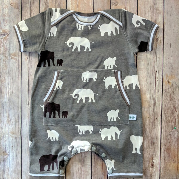 Baby Boy ORGANIC Cotton Knit Romper, Infant Boy Cotton Clothes, Infant Boy Summer Clothes, Baby Boy Cotton Jumper Boy Overalls, Baby Gift