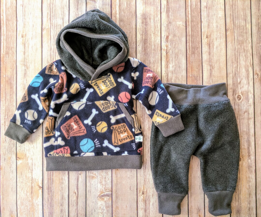 Infant Boy Winter Clothes,baby Boy Fleece Hoodie Set,baby Fleece Harem
