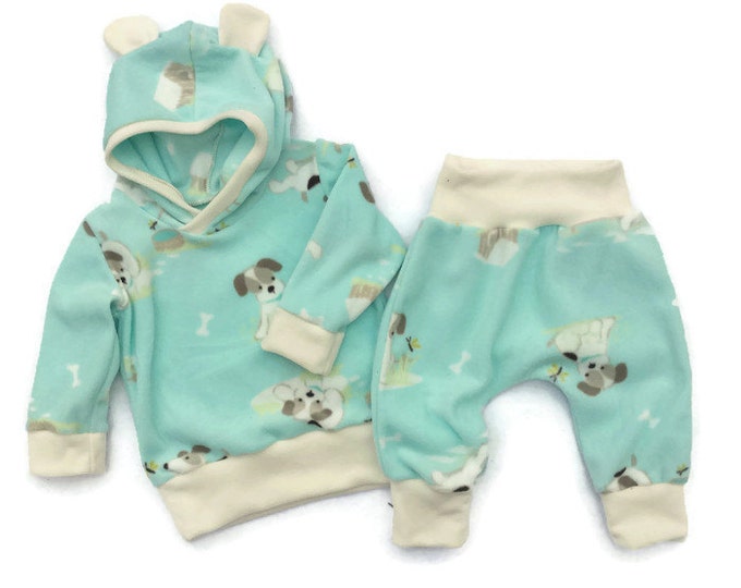 Baby Boy Hoodie Set Infant Boy Clothes Baby Boy Fleece Etsy