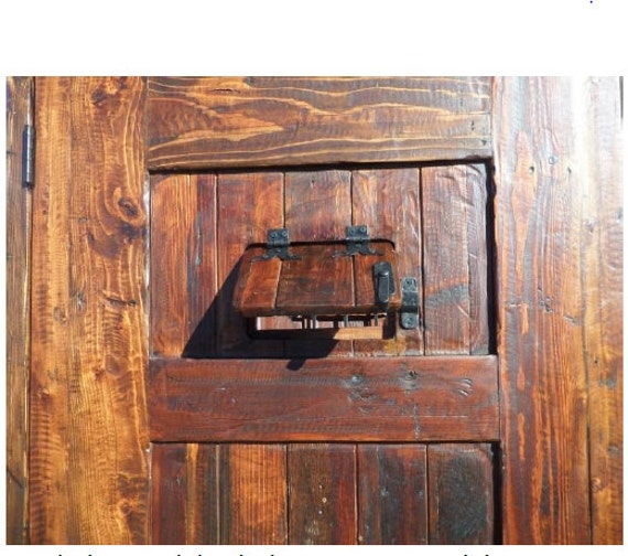 Reclaimed Lumber Rustic Dutch Door W Hard Ware Speakeasy Etsy
