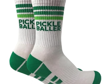 Pickleball Sokken Cadeaus voor heren en dames | Retro Athletic Crew Super Fly-artikelen