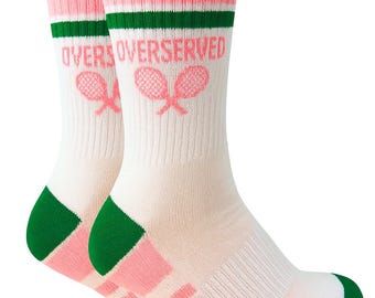 Retro tennissokken | Athletic Crew-sokken voor heren en dames | Court-ready sportsokken | Tenniscadeau | Super Fly-artikelen