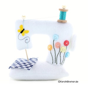 ITH Embroidery File Sewing Machine Flower 10x10 (4x4) Pincushion Embroidery Pattern