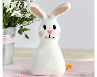 ITH embroidery file bunny 13x18 (5x7) Easter bunny for Easter & spring decoration children stuffed bunny Easter decoration stuffed animal pendant