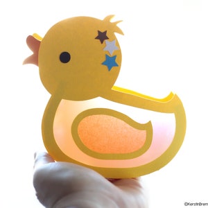 Duck Lantern Craft Template PDF Craft Instructions for Download • Duck Martin Lantern Template, St. Martin Craft, DIY, Mini Lantern