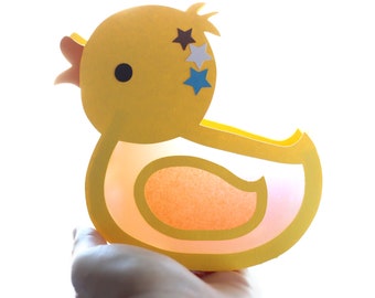 Duck Lantern Craft Template PDF Craft Instructions for Download • Duck Martin Lantern Template, St. Martin Craft, DIY, Mini Lantern
