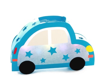 Car lantern craft template including craft instructions for download • St. Martin's lantern template, craft St. Martin, lantern festival, DIY