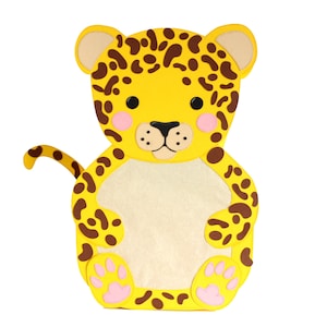 Leopard Laterne Bastelvorlage Kinderlaterne PDF Datei zum Ausdrucken und selber basteln. DIY für St. Martin Laternenumzug, Kinderzimmer Dekoration oder Mottoparty Kindergeburtstag.