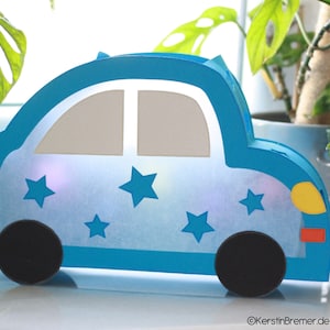 車のランタン SVG DXF プロッター ファイルとダウンロード用のクラフト手順、聖マーティンのランタン テンプレート、ランタン フェスティバル、子供用ランタンの作成