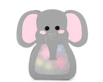 Elephant lantern craft template including craft instructions for download • St. Martin's lantern template, craft St. Martin, lantern festival, DIY