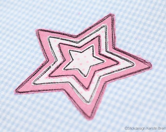 Embroidery file Star 10x10 (4x4) Doodle Application Embroidery Pattern