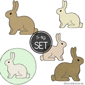 Embroidery file set bunny 16x26 embroidery frame Doodle application bunny simple Easter bunny embroidery pattern Easter