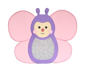 Butterfly lantern craft template including craft instructions for download • St. Martin's lantern template, craft St. Martin, lantern festival, DIY