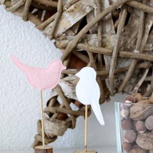 ITH embroidery file bird set 10x10 embroidery frame | In the Hoop embroidery pattern decorative plug, plant plug, flower plug, stick, cake topper