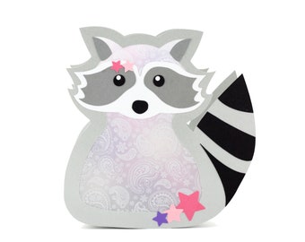 Raccoon lantern craft template including craft instructions for download • St. Martin's lantern template, craft St. Martin, lantern festival, DIY