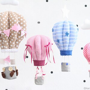 Hot air balloon pattern and sewing instructions in four sizes