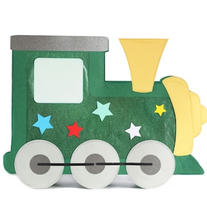Locomotive lantern craft template PDF crafting instructions for download • Steam locomotive Martin&#39;s lantern template, St. Martin&#39;s craft, lantern festival, DIY