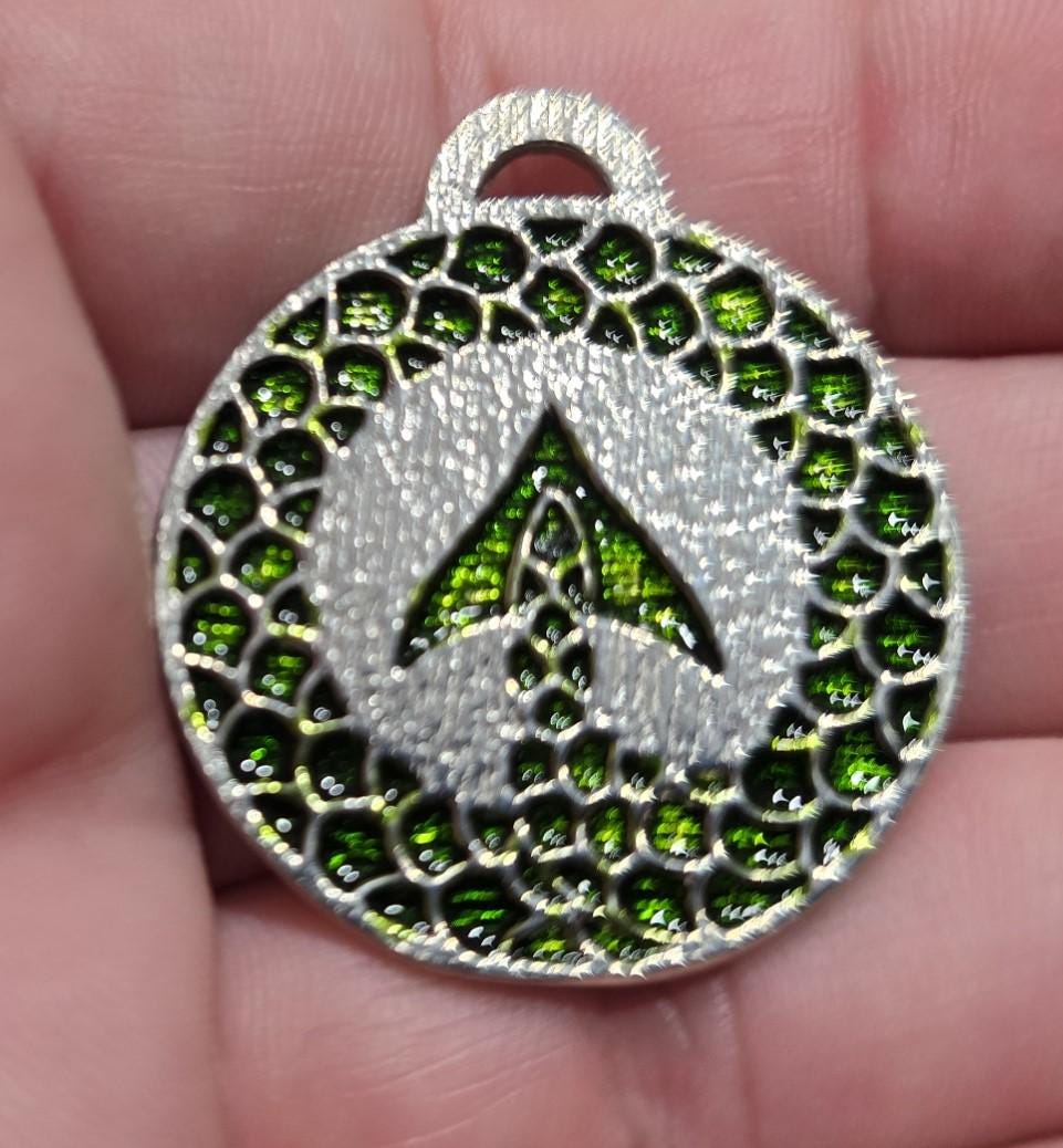SCA Middle Kingdom Order of the Dragon's Barb Badge Token Medallion - Etsy