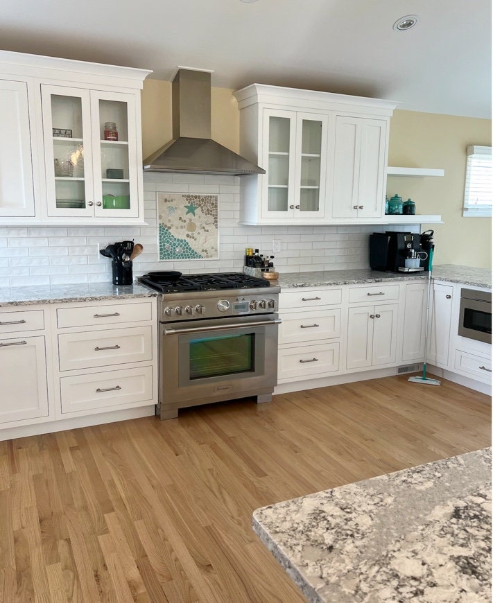 20x24 Handmade Ceramic Backsplash or Shower Insert Ready to Install on ...