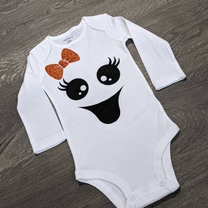 Ghost Halloween Onesie- Girl Ghost