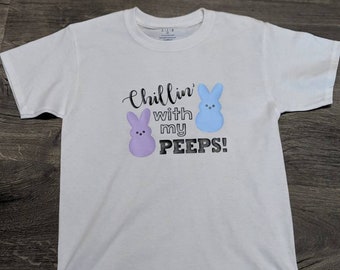 Chilling with my Peeps kids T-shirt