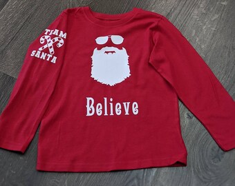 Santa Believe kids  long sleeve T-shirt