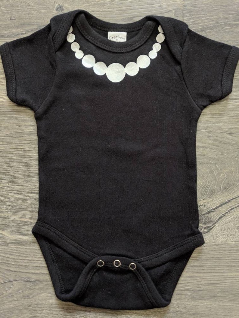 Baby Little Black Dress Onesie image 1