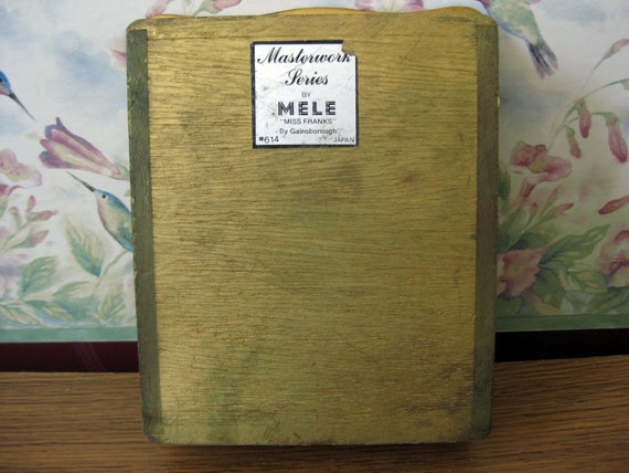 Vintage Mele Jewelry Box  / Gainsborough Miss Fra… - image 5