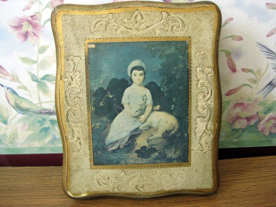 Vintage Mele Jewelry Box  / Gainsborough Miss Fra… - image 1