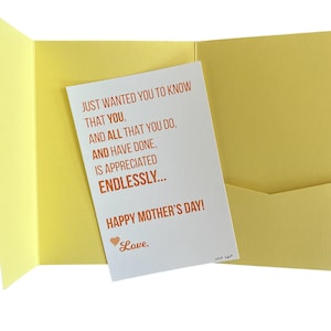 Mother&#39;s Day Greeting Card | Love You Endlessly